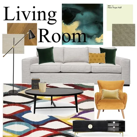 Living room Interior Design Mood Board by Jennifer Kent on Style Sourcebook