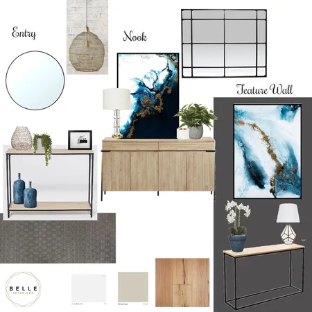 Karo Hallway Interior Design Mood Board by Belle Interiors on Style Sourcebook