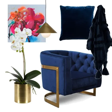 Sunset/navy Interior Design Mood Board by CourtneyBaird on Style Sourcebook