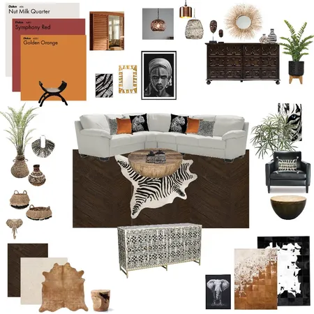 Modern African Inspirations Interior Design Mood Board by njparker@live.com.au on Style Sourcebook