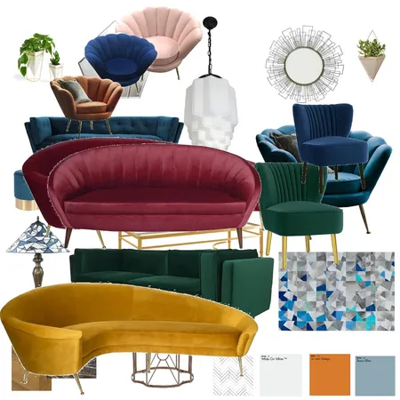 Contemp. Art Deco Interior Design Mood Board by CathyWardNZ on Style Sourcebook