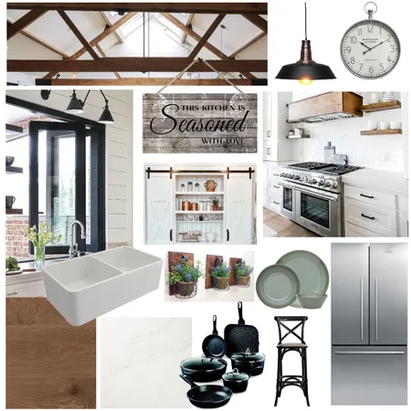 Modern Farmhouse Interior Design Mood Board by TashFosker on Style Sourcebook