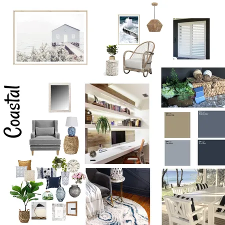 Module 3 Coastal mood board Interior Design Mood Board by zita.paprota@iols.com.au on Style Sourcebook