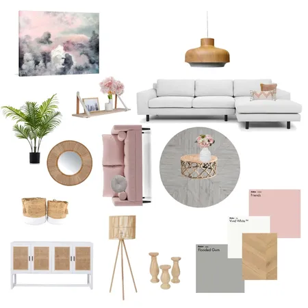 Pretty in Pink Interior Design Mood Board by JessicaMitchell on Style Sourcebook