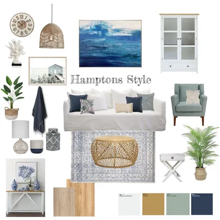 Hamptons Style 5 Interior Design Mood Board by Mgj_interiors on Style Sourcebook