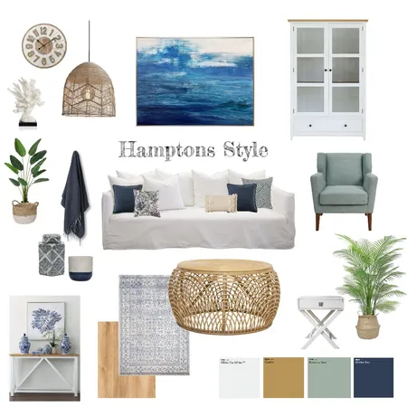 Hamptons Style Final Interior Design Mood Board by Mgj_interiors on Style Sourcebook