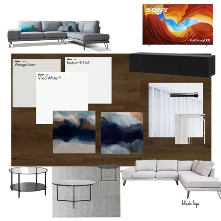 Living Area Interior Design Mood Board by geeohgee22 on Style Sourcebook