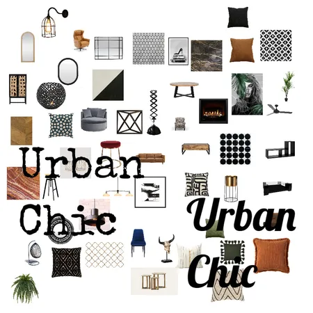 Urban Chic Interior Design Mood Board by Chris5 on Style Sourcebook