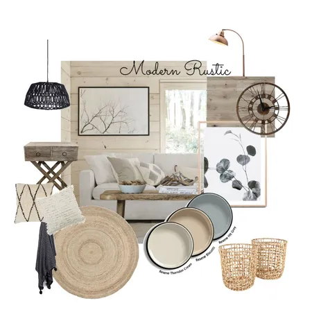 Modern Rustic Interior Design Mood Board by Walnut on Style Sourcebook