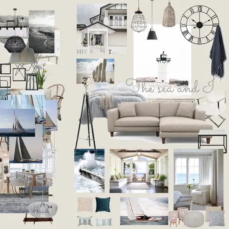 The sea and I Interior Design Mood Board by Veerle on Style Sourcebook