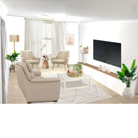 Living room natural pink Interior Design Mood Board by stephc.style on Style Sourcebook