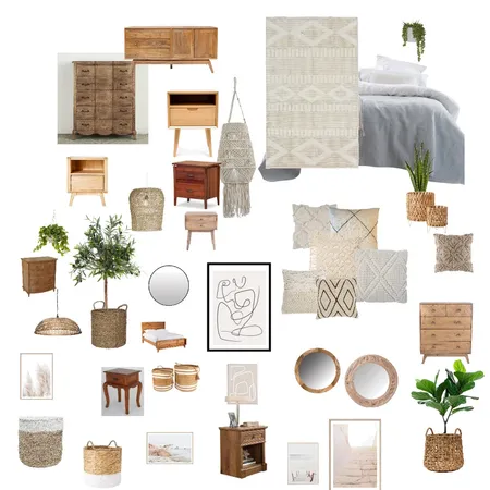 Boho Interior Design Mood Board by marybella on Style Sourcebook