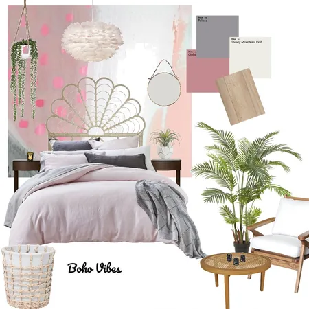 Boho Bedroom Interior Design Mood Board by HGInteriorDesign on Style Sourcebook