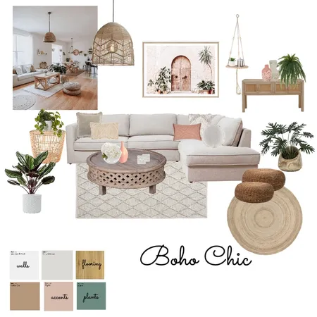 Boho Chic Interior Design Mood Board by Natasha Renner on Style Sourcebook