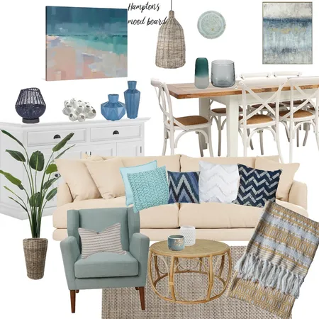 Hamptons mood board Interior Design Mood Board by kristina1111 on Style Sourcebook