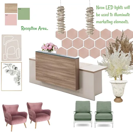 Med L Reception Interior Design Mood Board by Famewalk Interiors on Style Sourcebook