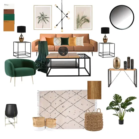 Mid-Century Modern Interior Design Mood Board by KeyWilson on Style Sourcebook