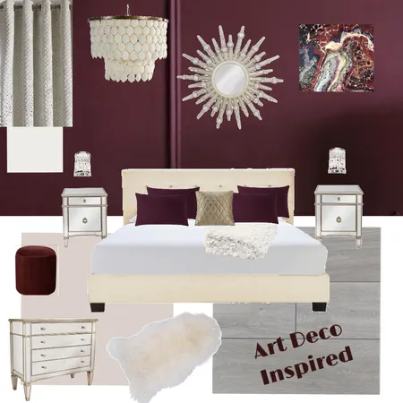 Bedroom Interior Design Mood Board by Starlings Nest on Style Sourcebook