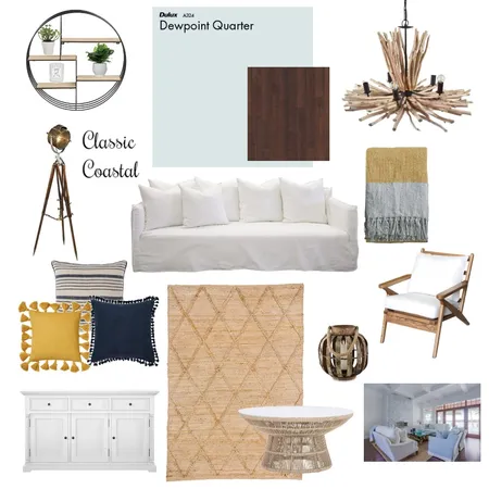 Classic Coastal Interior Design Mood Board by MankinMarianne on Style Sourcebook