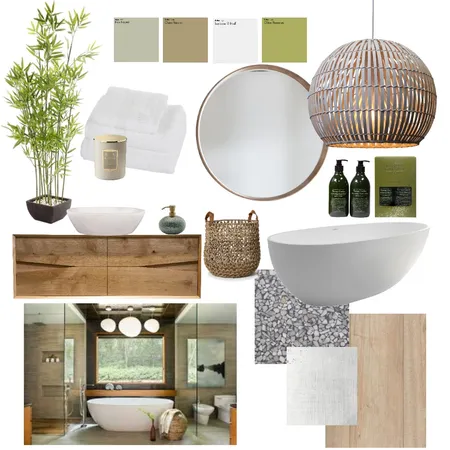 Japanese Bathroom 2 Interior Design Mood Board by NgaritaNewburn on Style Sourcebook