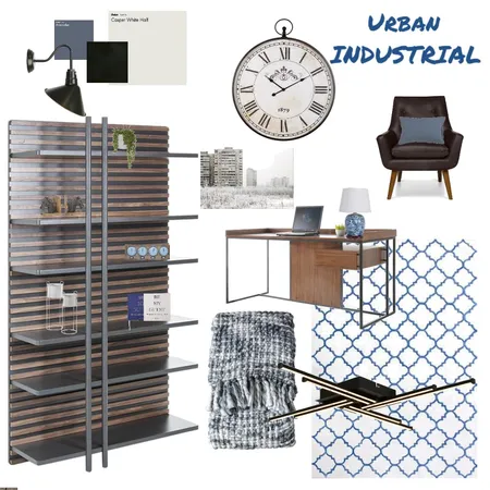 Urban Industrial Interior Design Mood Board by Jeannette vanLagen on Style Sourcebook