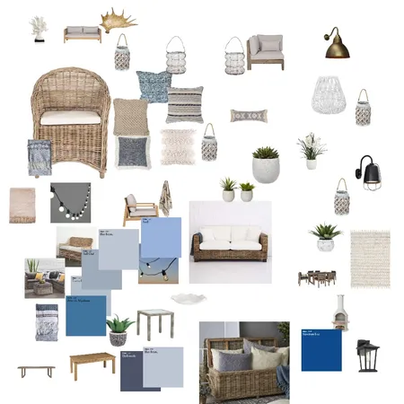 Coastal Outdoor Living Interior Design Mood Board by traceymac on Style Sourcebook