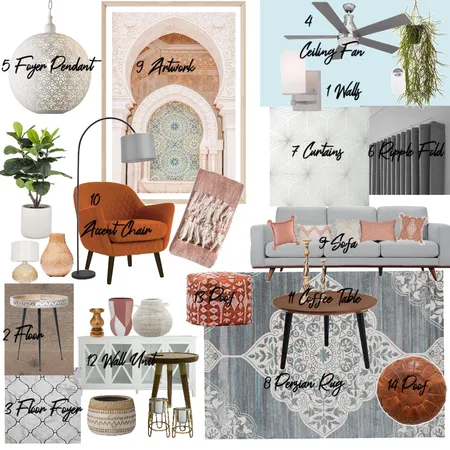 My Living Room Interior Design Mood Board by Karen Lucchese on Style Sourcebook