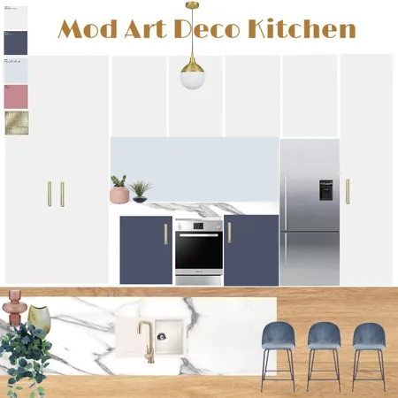 Art Deco Kitchen Interior Design Mood Board by JoannaLee on Style Sourcebook