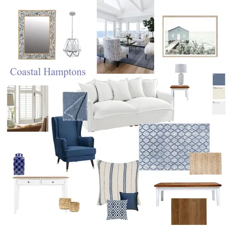 Coastal Hamptons Interior Design Mood Board by ShazDesign on Style Sourcebook