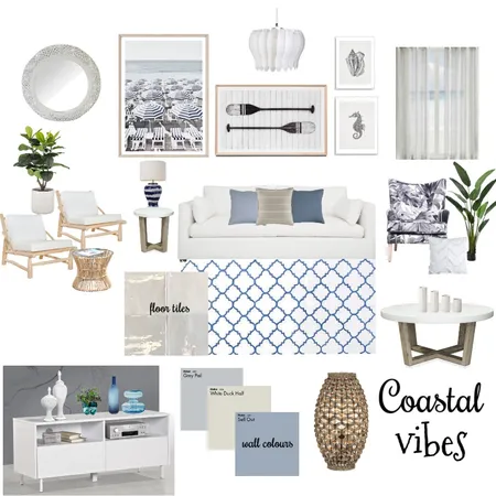 Coastal Vibes Interior Design Mood Board by Pzelaumazzone on Style Sourcebook