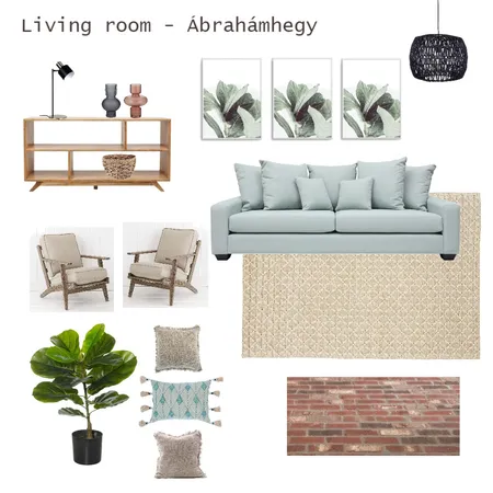 LIVING ROOM - Ábrahámhegy Interior Design Mood Board by poppzsuzsi on Style Sourcebook