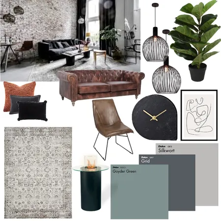 Industrial Mood Board Interior Design Mood Board by AntoniaHoover on Style Sourcebook