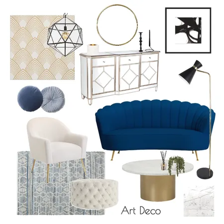 Art Deco Interior Design Mood Board by Nicole Wrigley on Style Sourcebook