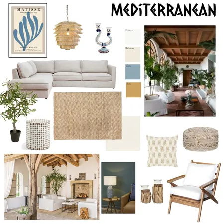 Mediterranean Interior Design Mood Board by zoebbarton on Style Sourcebook