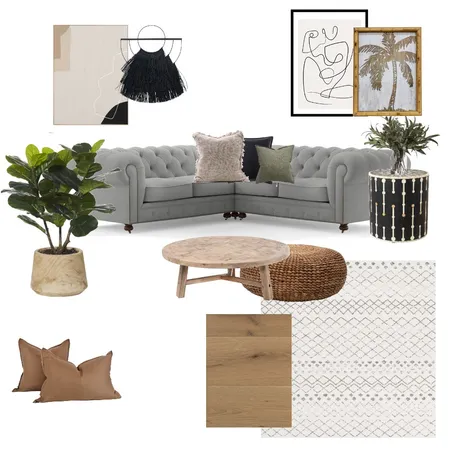 Informal Living Room - Patterson Lakes V2.1 Interior Design Mood Board by styledbymona on Style Sourcebook