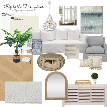 Hamptons Interior Design Mood Board by Laura Greene on Style Sourcebook