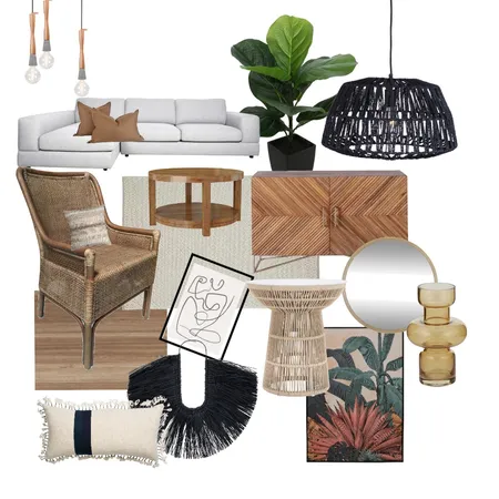 LOUNGEROOM Interior Design Mood Board by Odyssey Art & Design on Style Sourcebook