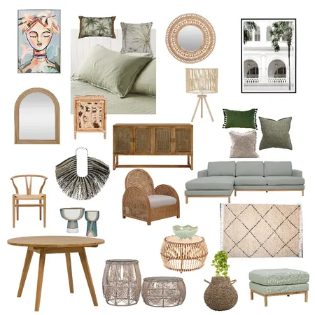 Sage Green Interior Design Mood Board by DiTaylor on Style Sourcebook