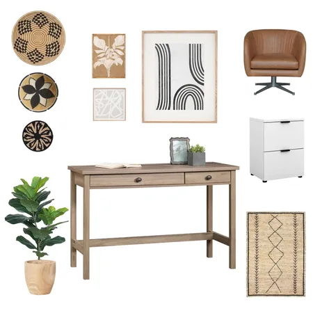 Mb Boho desk 2 Interior Design Mood Board by Marina AR on Style Sourcebook