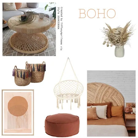 BOHO Interior Design Mood Board by TiffanyApril_Home on Style Sourcebook