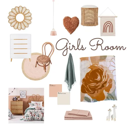 Girls Room Interior Design Mood Board by MJ Boag on Style Sourcebook