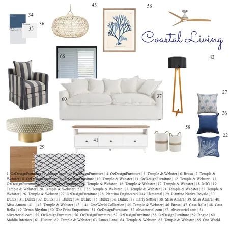 Coastal Living Interior Design Mood Board by Mvdkroft on Style Sourcebook