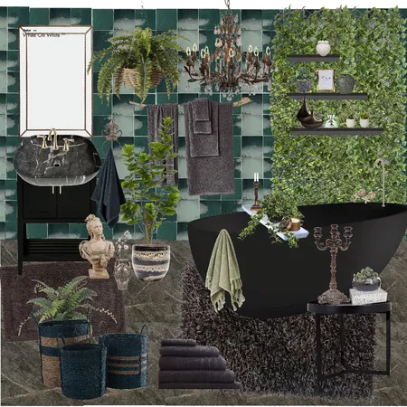 forest bathroom Interior Design Mood Board by olivia.jones on Style Sourcebook