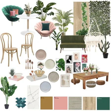 Tropical Interior Design Mood Board by Ashfia Foondun on Style Sourcebook