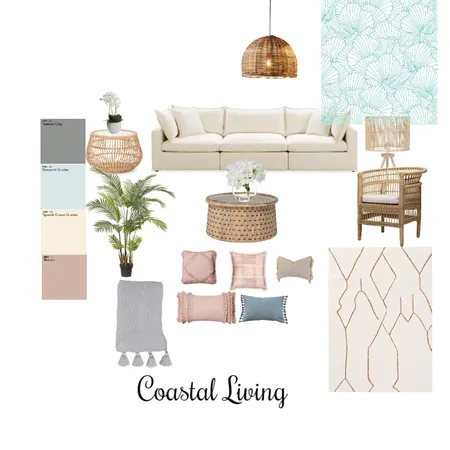 Coastal Living Room Interior Design Mood Board by nkarodia on Style Sourcebook