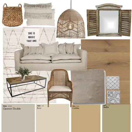 Boho living room Interior Design Mood Board by kirstenbos on Style Sourcebook