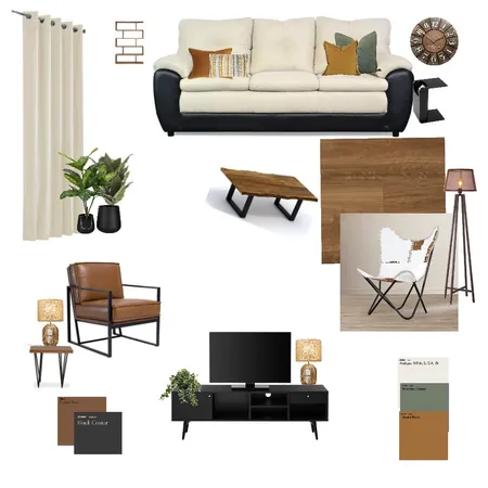 Modern Rustic Interior Design Mood Board by Helene18 on Style Sourcebook