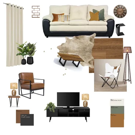 Modern Rustic Interior Design Mood Board by Helene18 on Style Sourcebook