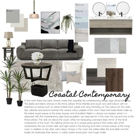 Coastal Contemporary Interior Design Mood Board by SophscDesigns on Style Sourcebook