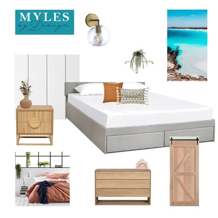 Beck Stanes - Bedroom Option 1 Interior Design Mood Board by Stacey Myles on Style Sourcebook